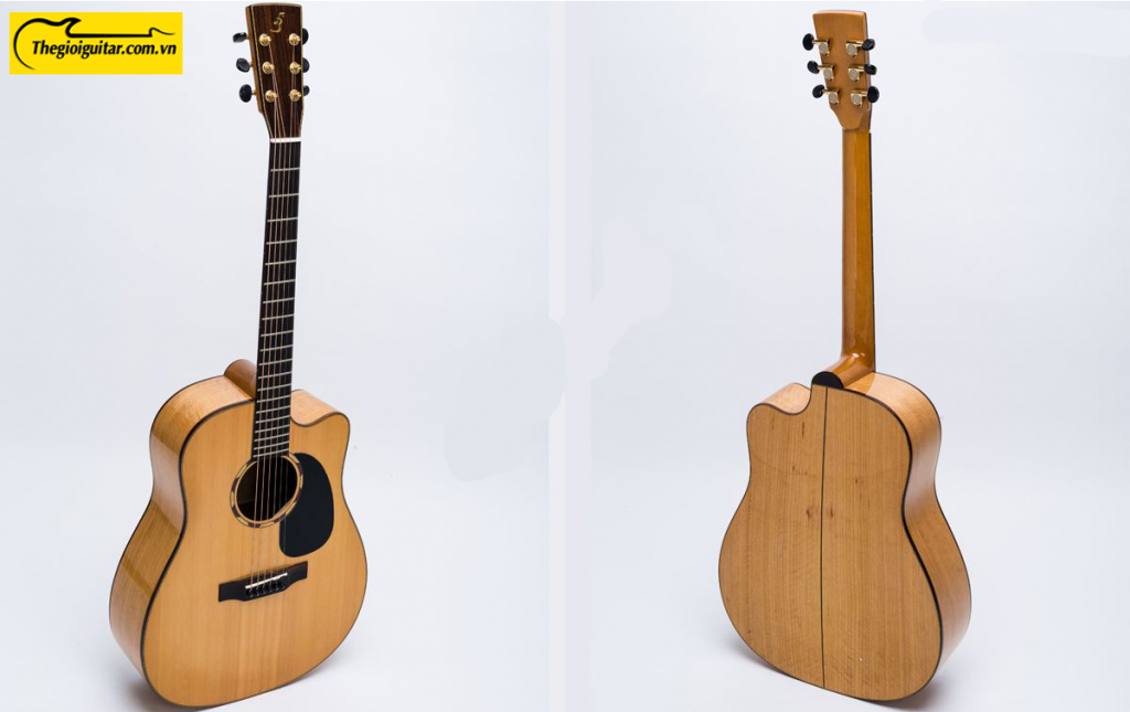 Các góc ảnh của Đàn Guitar Acoustic J-550-C Còng Website : Thegioiguitar.com.vn Hotline : 0865 888 685