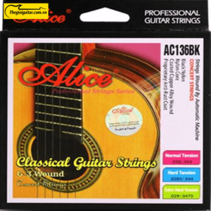Dây Đàn Guitar Classic Alice AC-136BK | Thegioiguitar.com.vn | 0865 888 685
