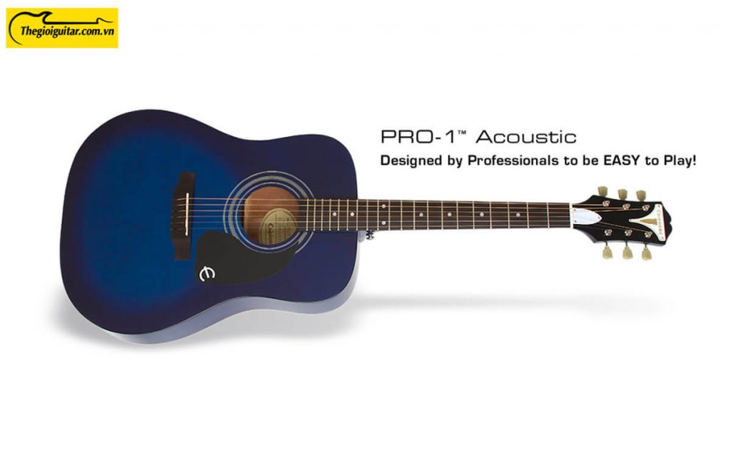 Đàn Guitar Acoustic Epiphone Pro-1 Màu Blueburst | Thegioiguitar.com.vn | 0865 888 685