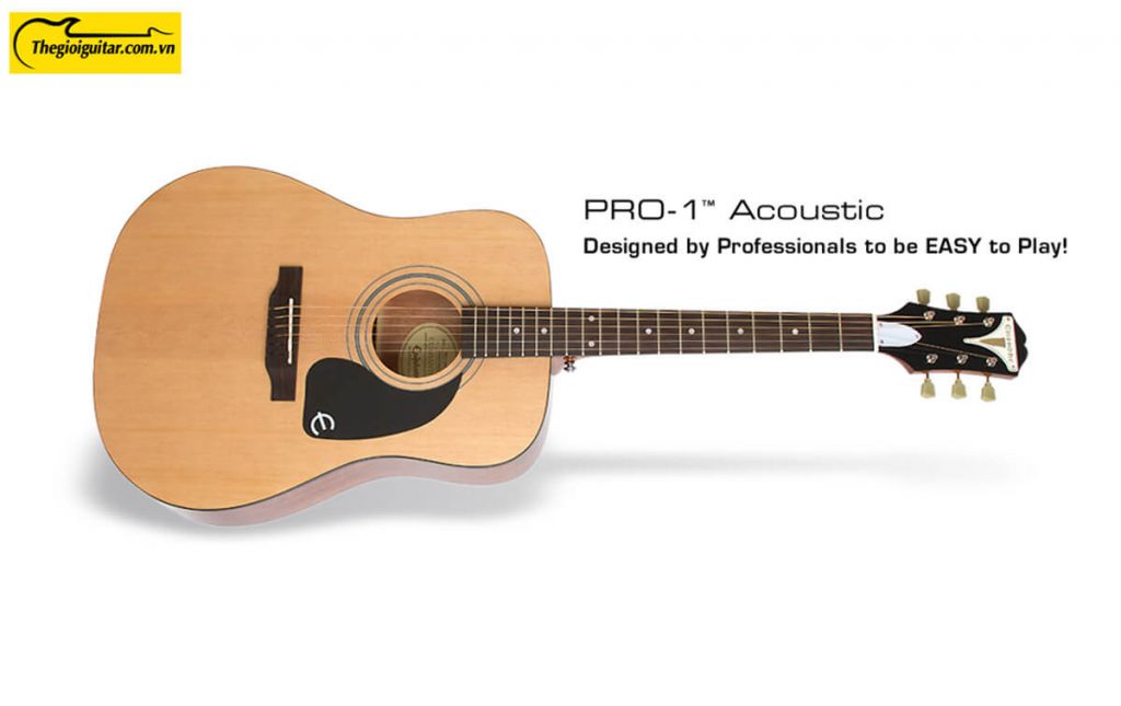 Đàn Guitar Acoustic Epiphone Pro-1 Màu Natural | Thegioiguitar.com.vn | 0865 888 685