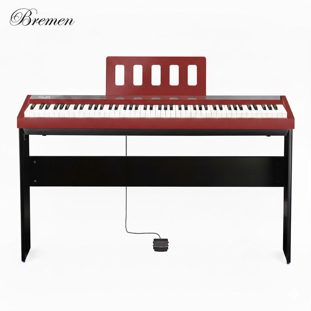 piano-bremen-bm400-đỏ-3